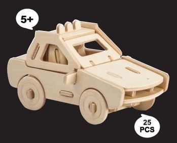Ahşap Maket Polis Arabasi Jp147