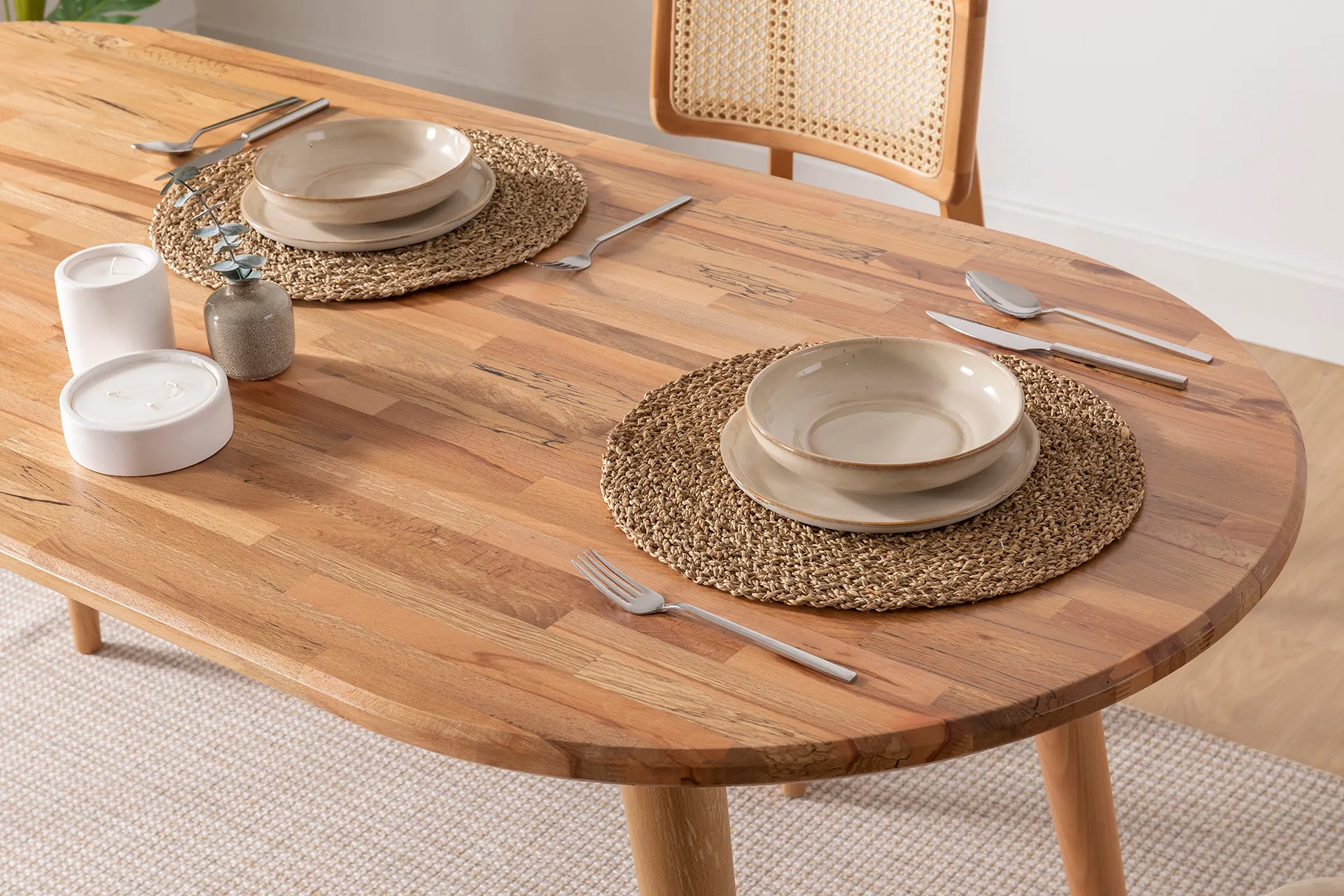 Alaçam Soli Yemek Masası 160 Cm Natural