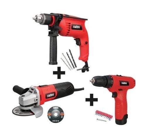 Attlas Eco Set 3G Li (Matkap + Taşlama + 12 V Li-On Vidalama)