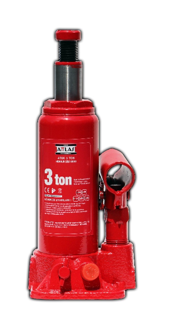 Attlas Hidrolik Sise Kriko 3 Ton Atsk 3 -A1201002 Kns