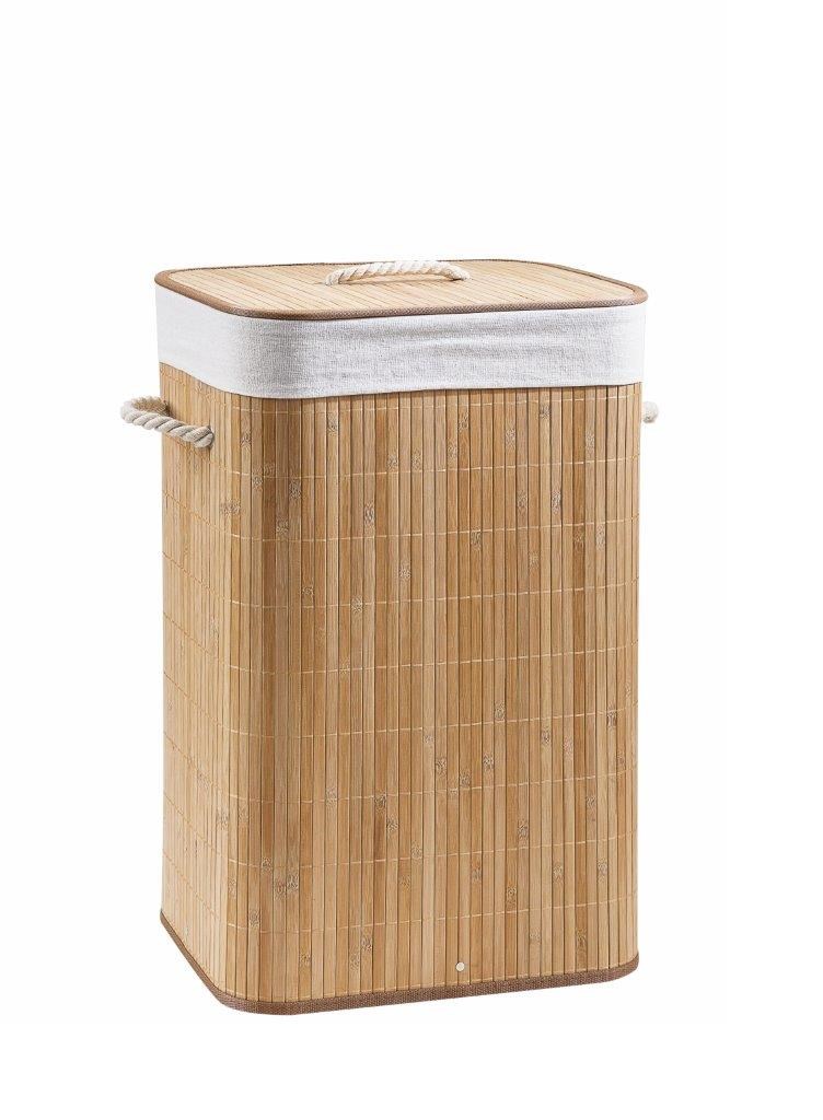 Bambu Katlanır Çamaşır Sepet Tek Hazneli Kch-12-Dp
