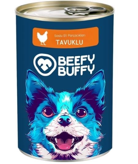 Beefy Buffy Köpekler İçin Tavuklu Konserve Mama 415 Gr