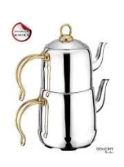 Bonera Caydanlik Vita Orta Boy Gold Kulp- Bon- 4202
