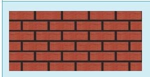 Boyalı Panel 50X100 Düz Tuğla-5340