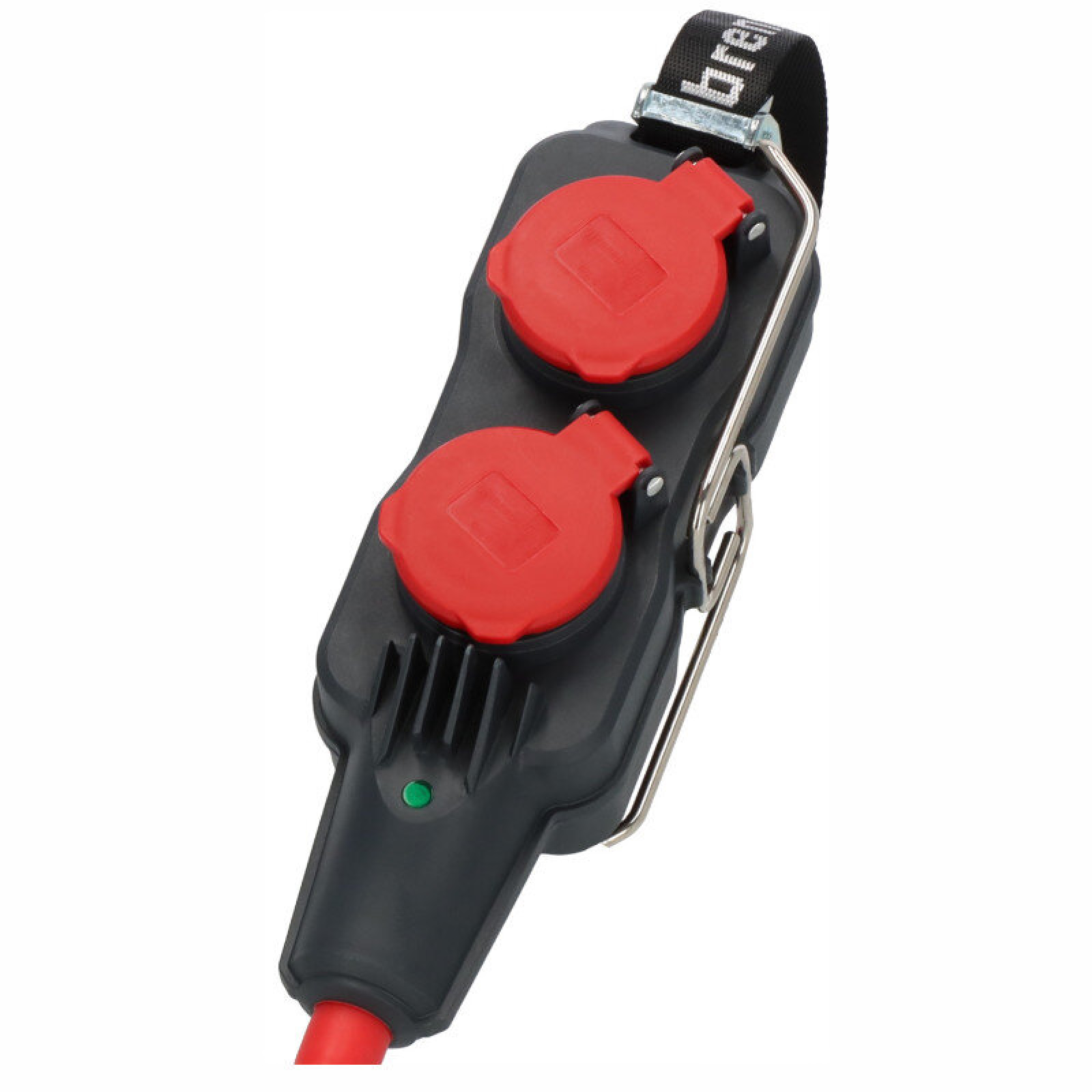 Brennenstuhl 4 Soketli 16A Metal Askı Kancalı IP54 Lisanslı Darbeye Dayanıklı Profesyonel Powerblock Priz
