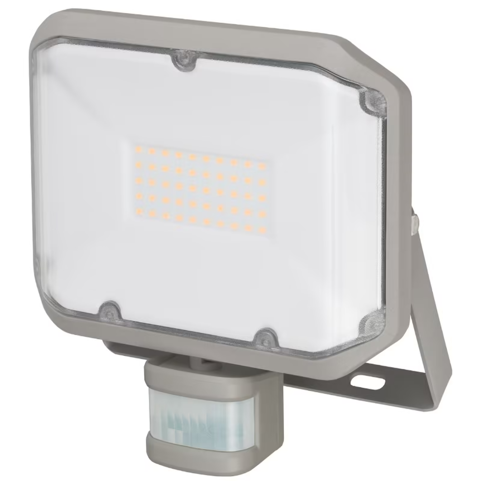 Brennenstuhl AL 3050 Serisi IP44 Lisanslı 30W 3110 Lümen 3000K Işık Hareket Sensörlü Led Spot Işığı