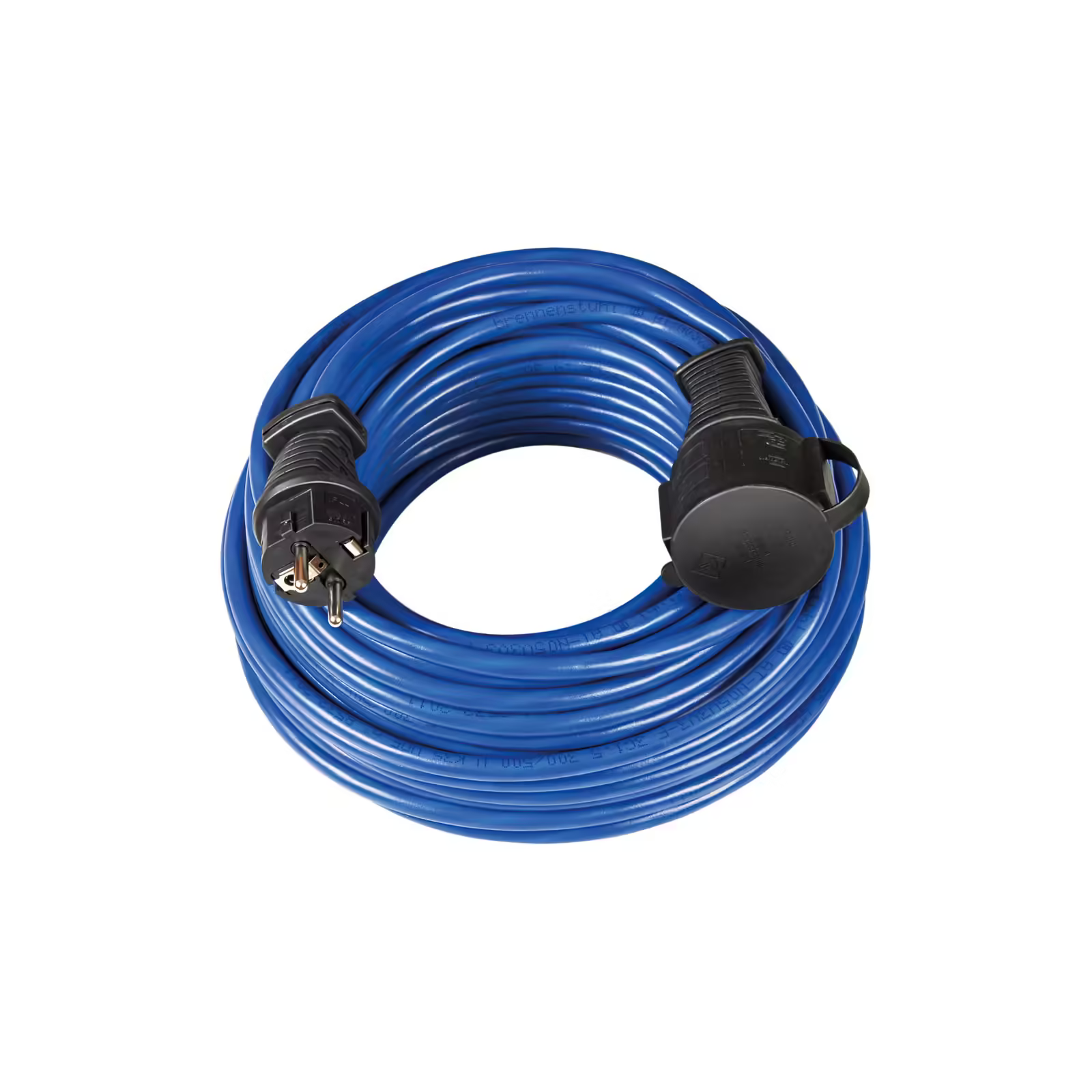Brennenstuhl BREMAXX® IP44 Lisanslı Darbeye ve Suya Dayanıklı AT-N05V3V3-F-3G1.5 25 Metre Uzatma Kablosu Mavi
