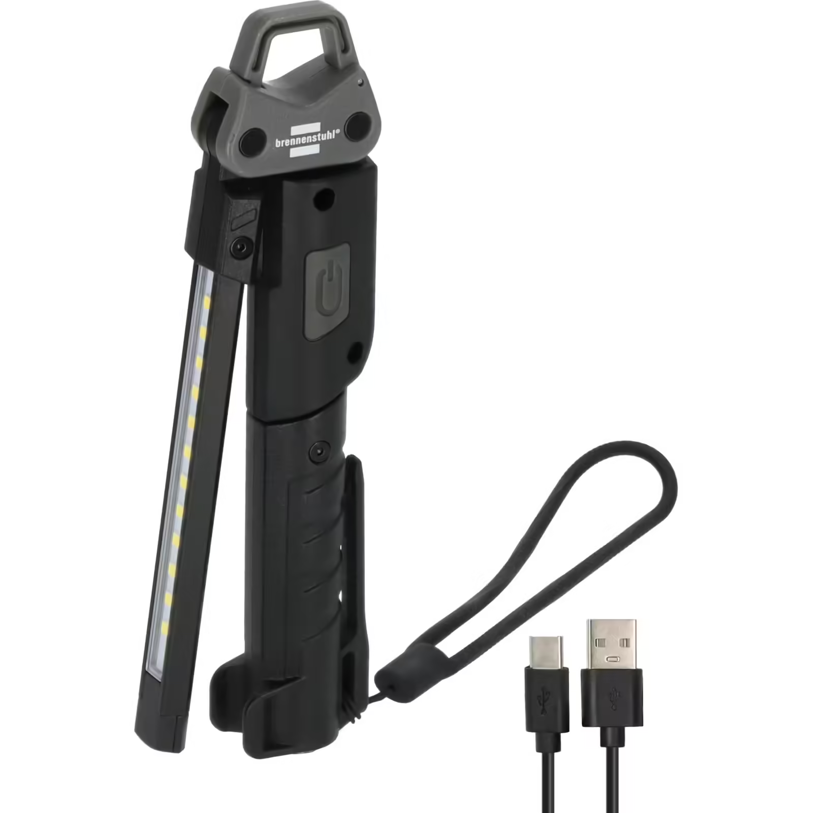 Brennenstuhl HL 400 Serisi 400 Lümen Katlanabilir Usb Type-C Şarj Kablolu 3 Kontrollü AC / Entegre Şarj Edilebilir Led Aydınlatma Lambası