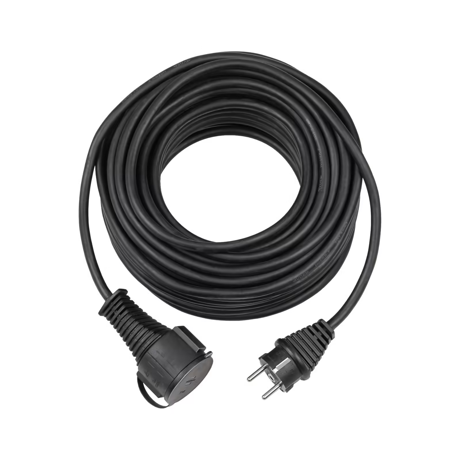 Brennenstuhl IP44 Lisanslı 25 Metre Kaliteli Kauçuk Uzatma Kablosu Siyah