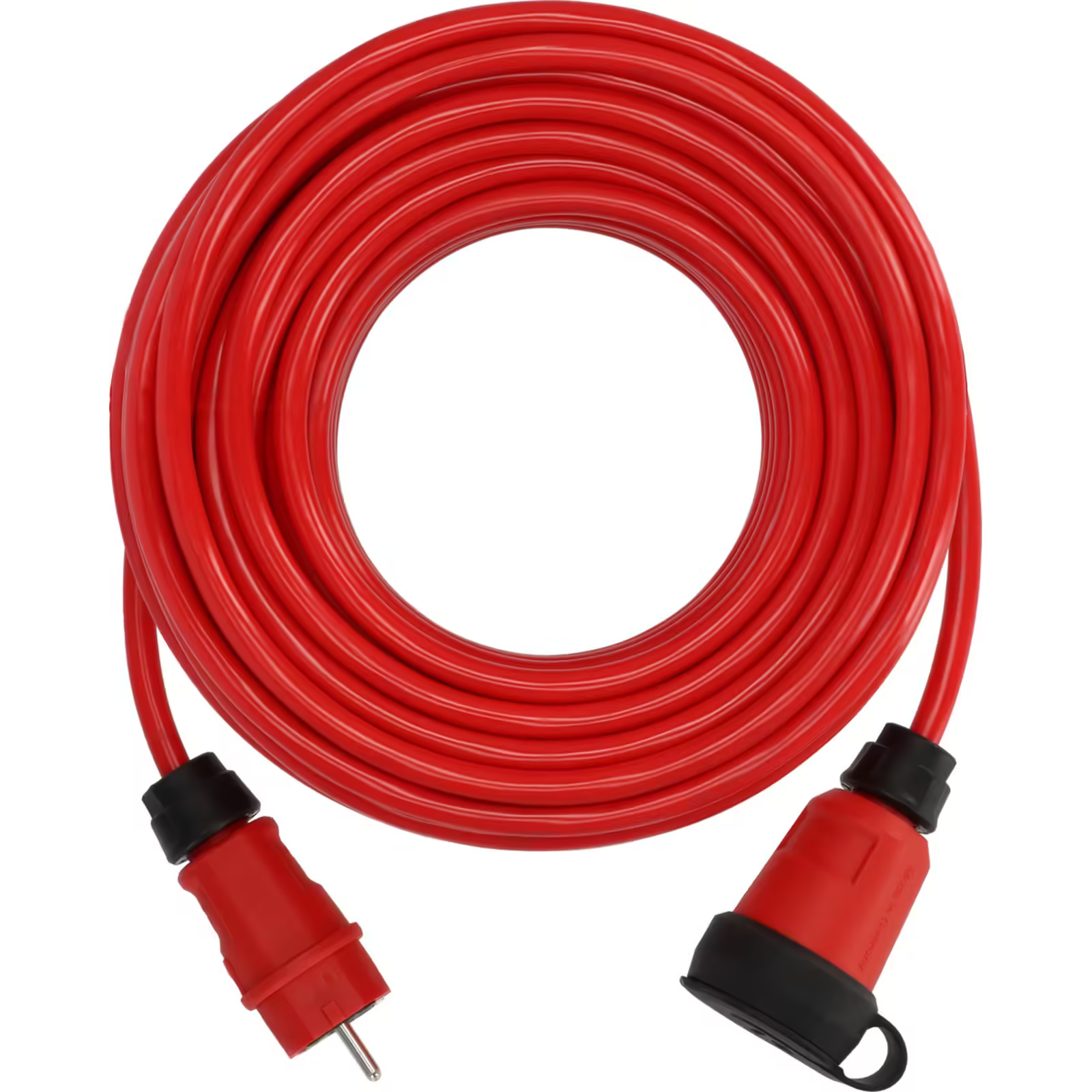 Brennenstuhl Profesyonel Serisi 25 Metre IP44 Lisanslı -40 Dereceye Kadar Dayanıklı Şantiye ve Dış Mekan Kullanımı İçin H07BQ-F 3G2,5 Uzatma Kablosu Kırmızı