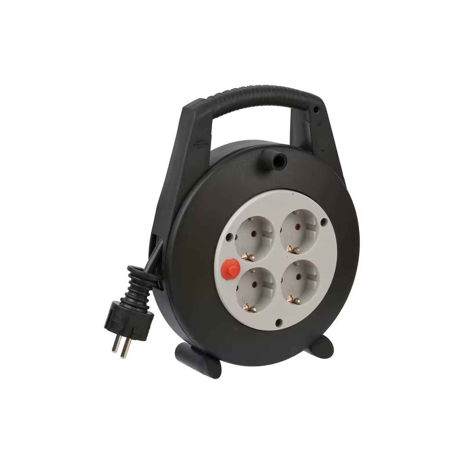 Brennenstuhl Vario Line Serisi IP20 Lisanslı 4 Soketli 5 Metre Makaralı Kablo