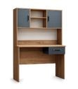 Calisma Masasi Cam Govde Antrasit Kapak 100X180X60 Cm