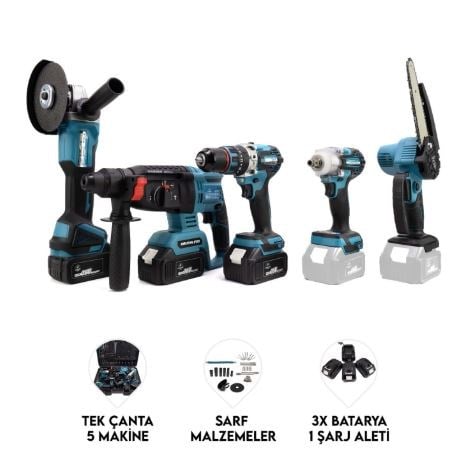 Chelikbei Besli Set Mk350 (Budama Testeresi +13Mm C.mandren+ S.sikma+ S.spral+ S.hilti) -Cb0058