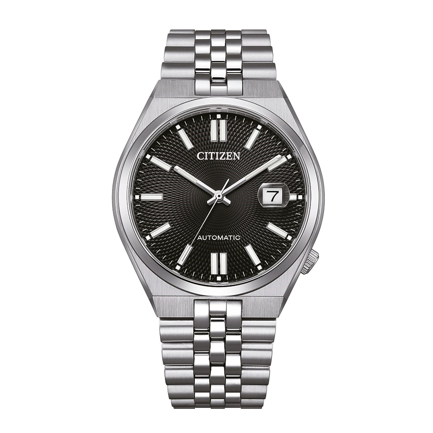 Citizen Tsuyosa NK0020-55E Gümüş-Siyah Erkek Kol Saati
