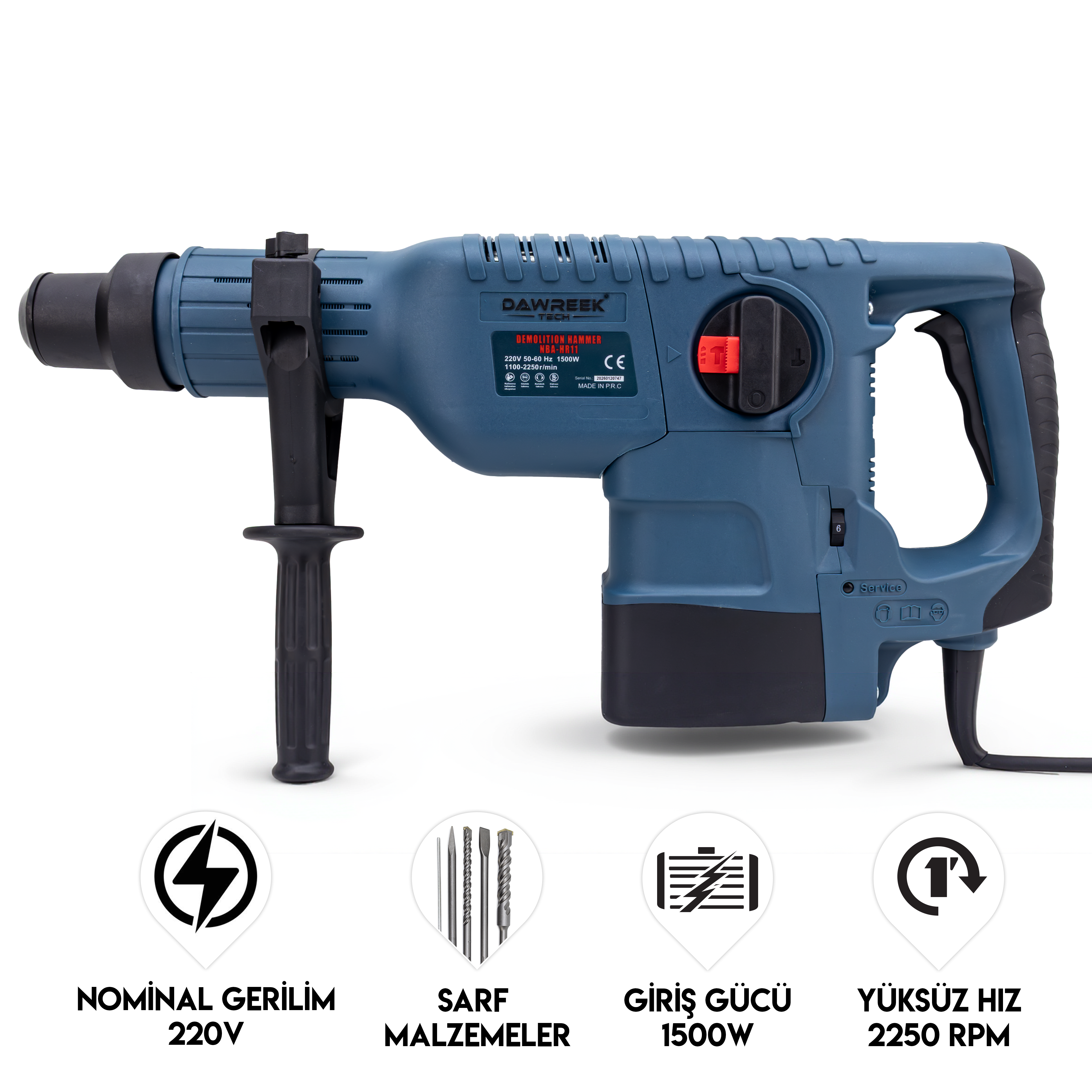 Dawreek 11Kg BSE1 Kırıcı Delici Hilti (EL0083)