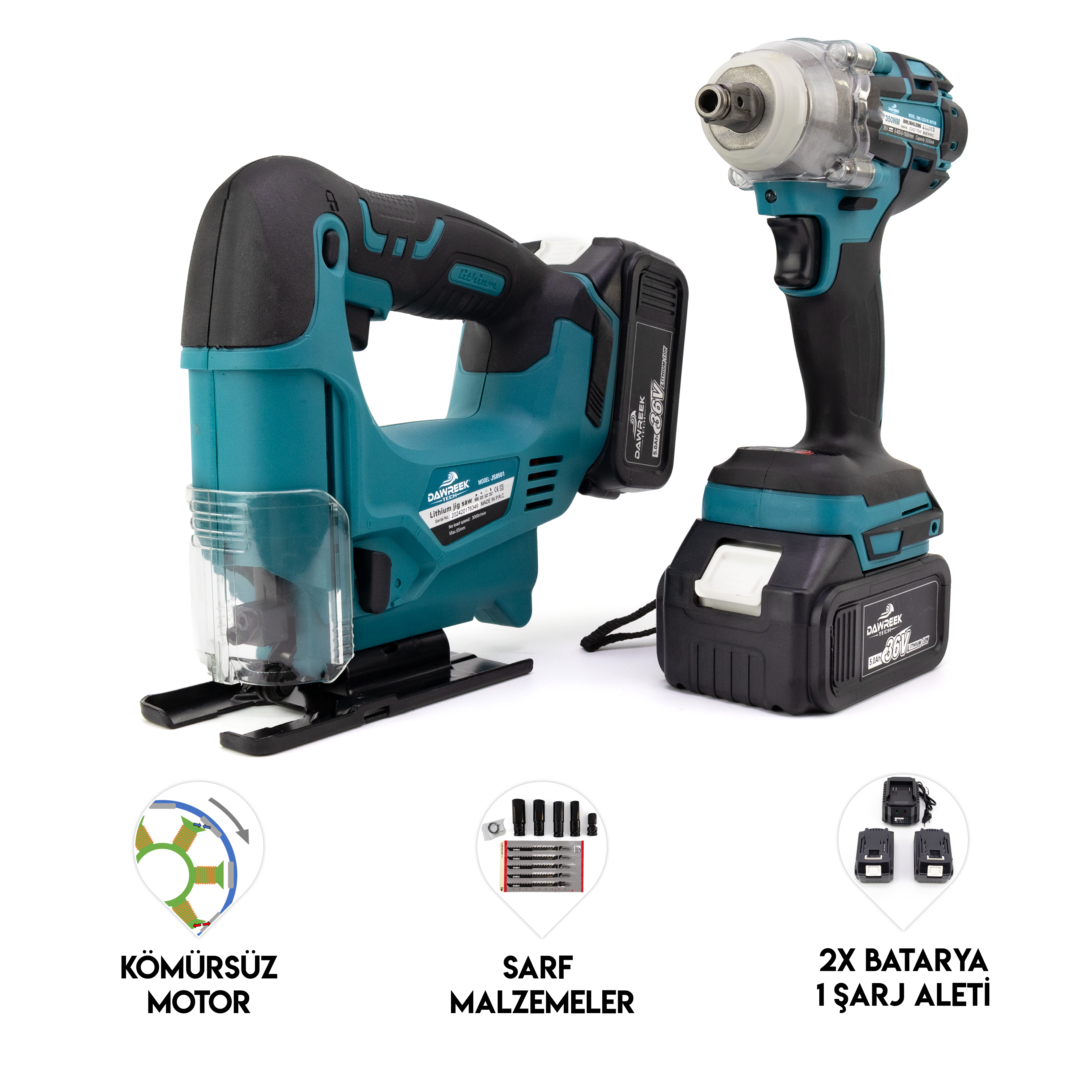Dawreek İKİLİ SET MK350 (Ş.Dekupaj+S.SIKMA) (BT0142)