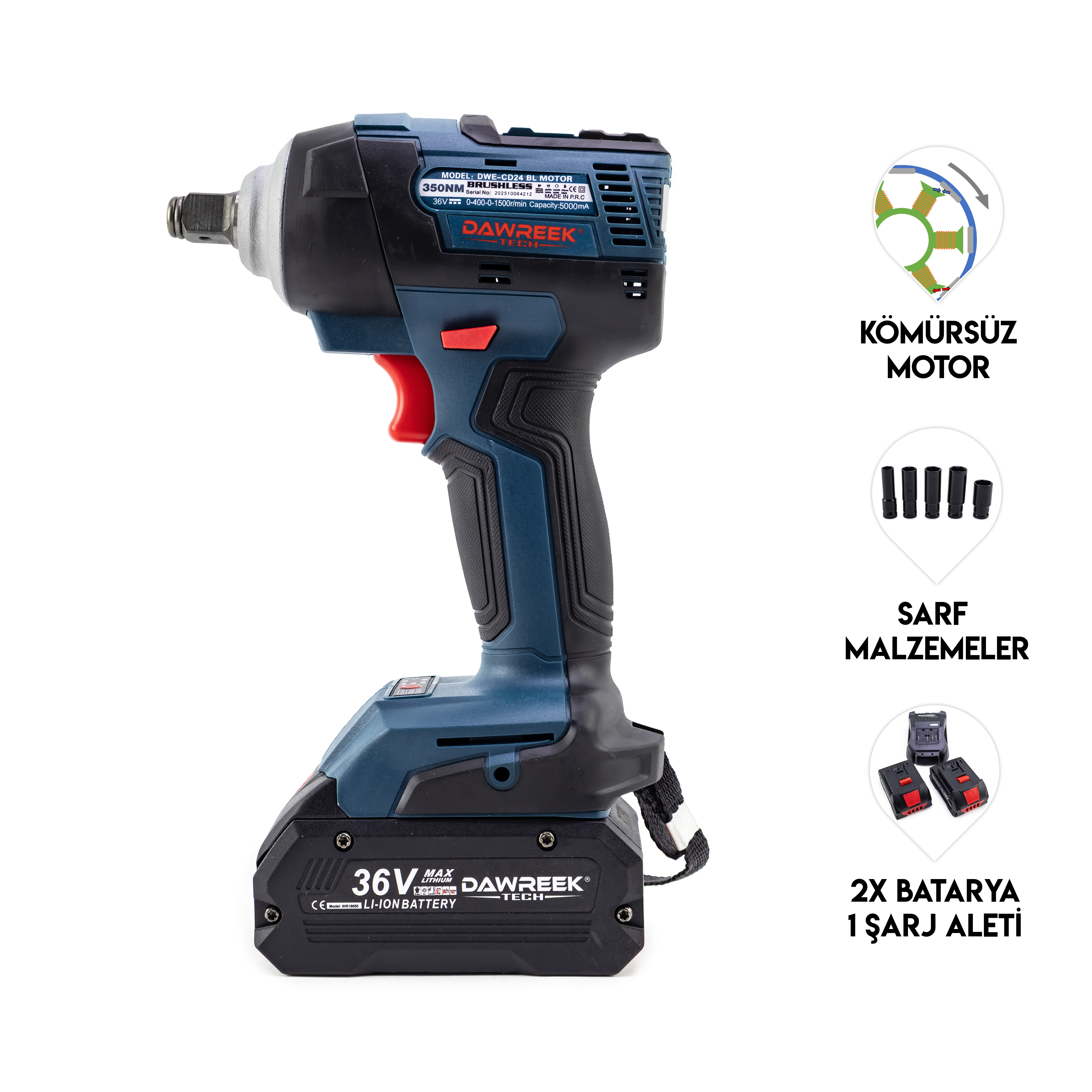 Dawreek SOMUN SÖKME BS350 (BT0163)