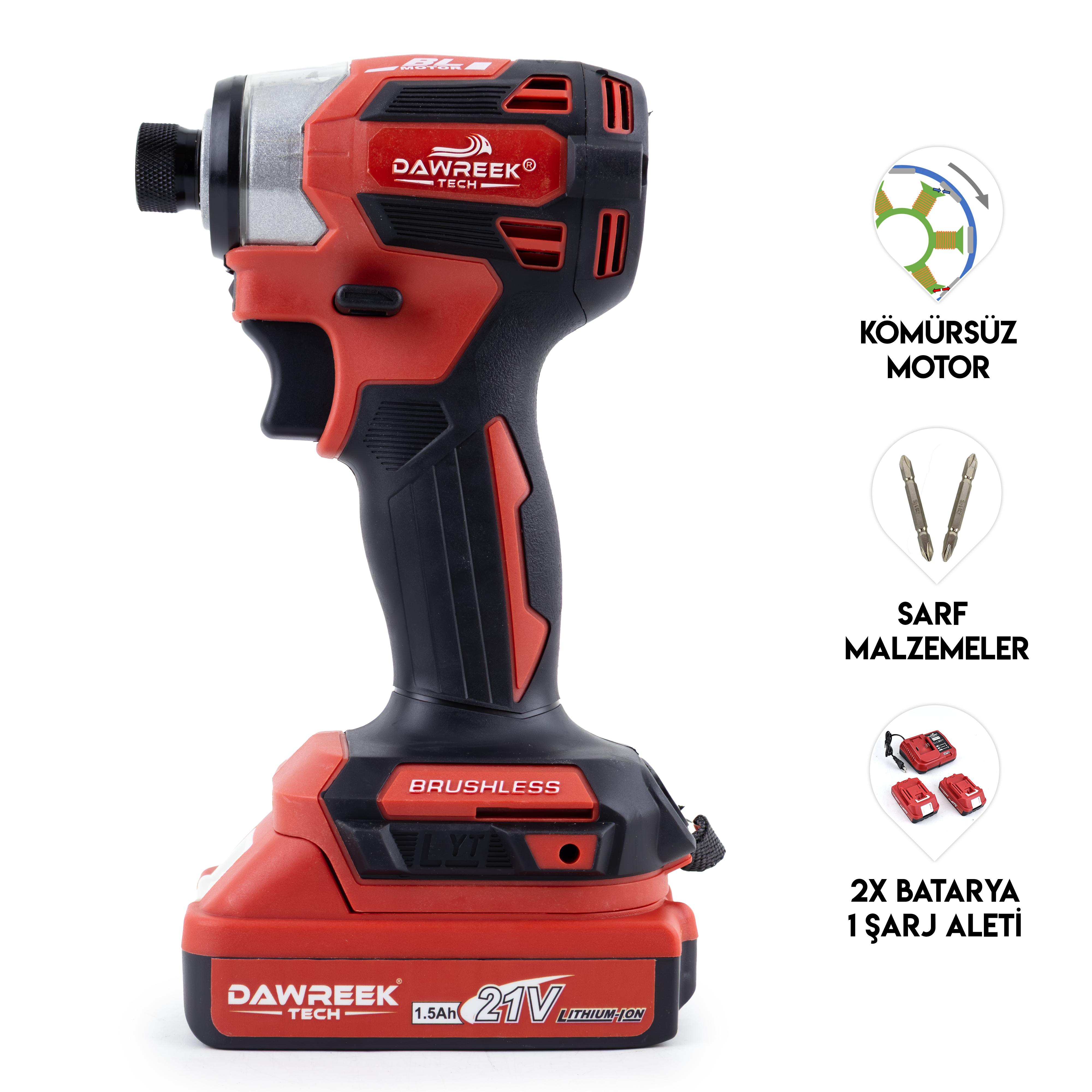 Dawreek TORKLU VİDALAMA RED (BT0209)