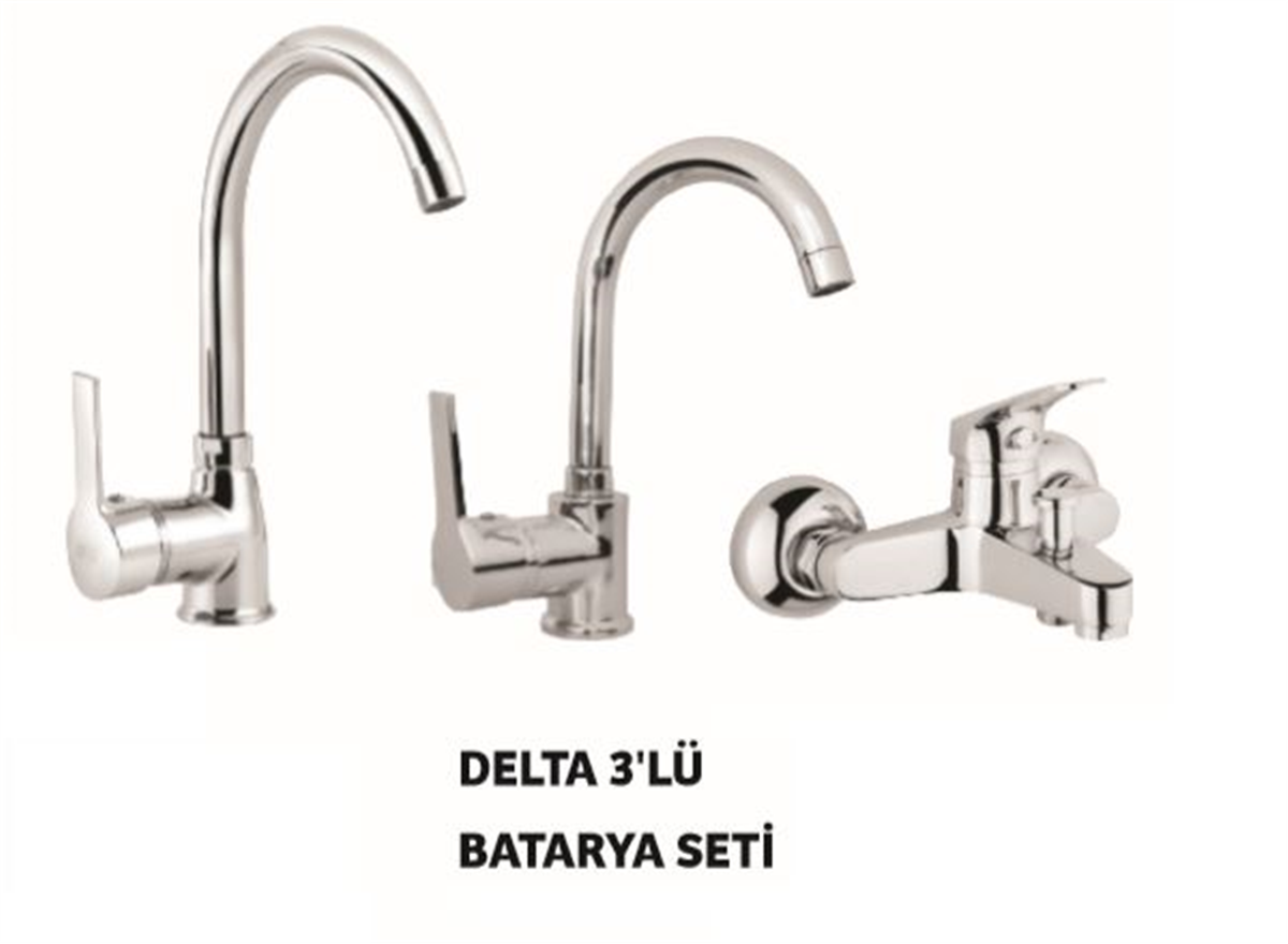 Delta Batarya Seti 3'Lü Paket
