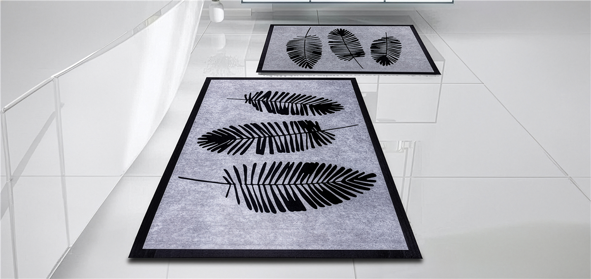 Dijital 2 Parça Klozet Seti 60X100 - 50X60Cm Kare-3327