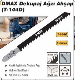 Dmx4179 Dekupaj Bicagi T-144 D 5Prc 100X7.5Mm