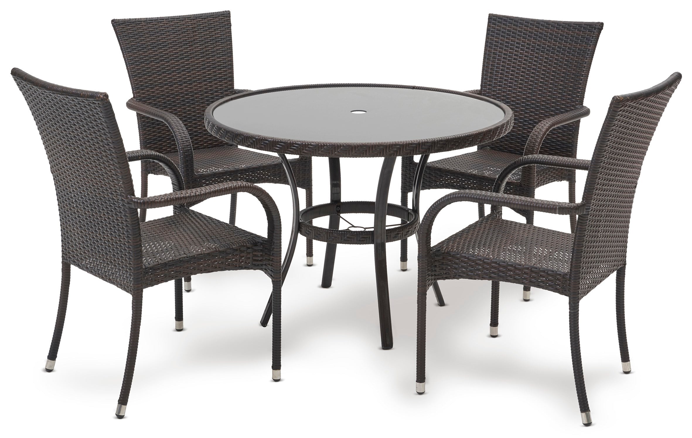 Dominica Sandalye Kahve Rattan Hdr-733
