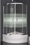 Elit 817H 100*100 5Mm Yatay Cizgili Kabin + Oval Mini Kuvet