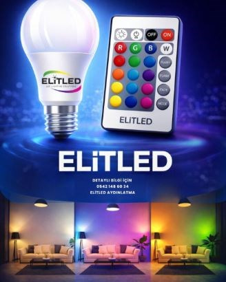 Elitled Rgb Kumandali Led Ampul