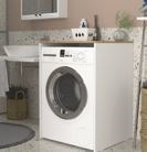 Emorra Camasir Makinesi Dolabi Beyaz-Sepet 61X60X91,8 Cm