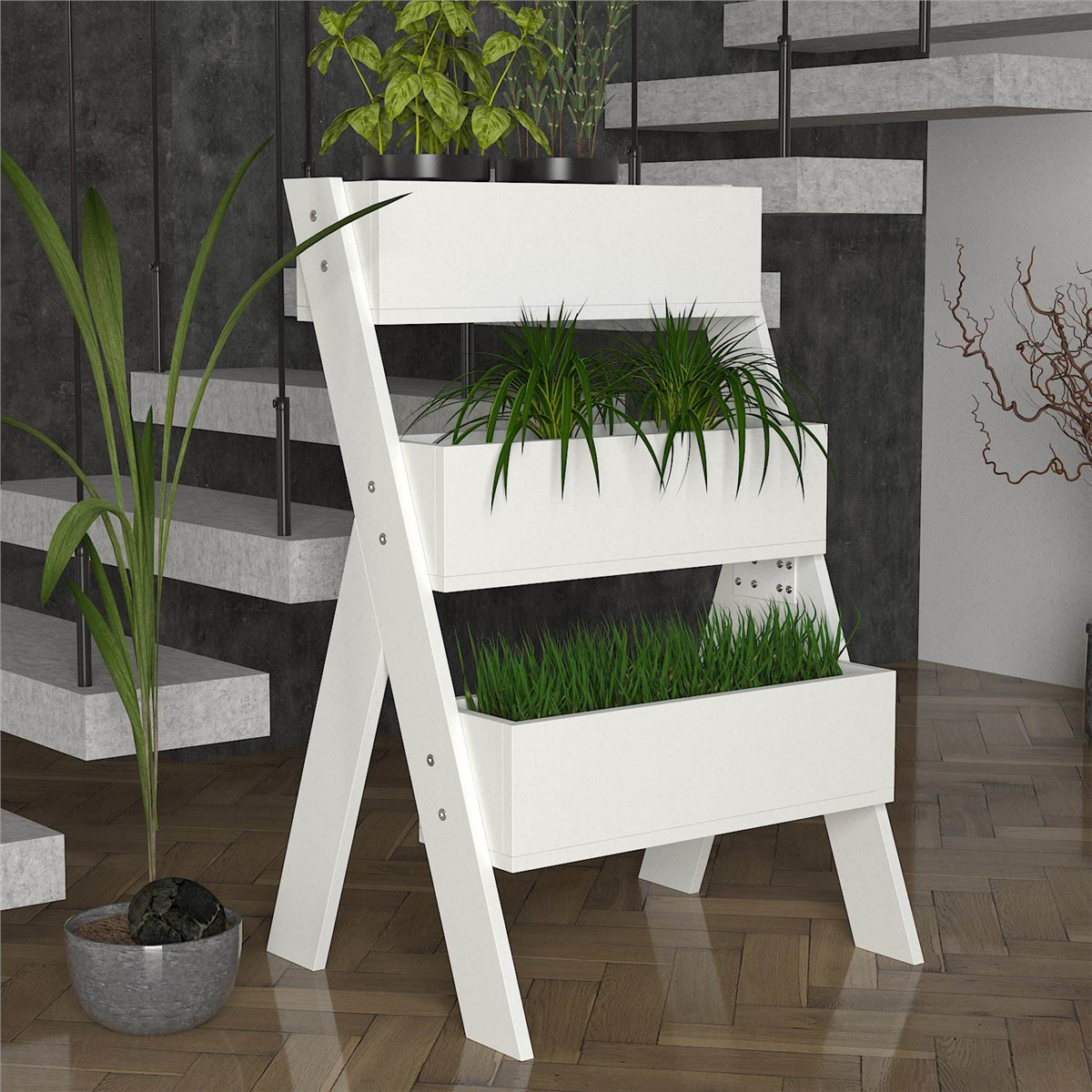 Gardenia Ciceklik Beyaz 63,6X97,7X18,6 Cm