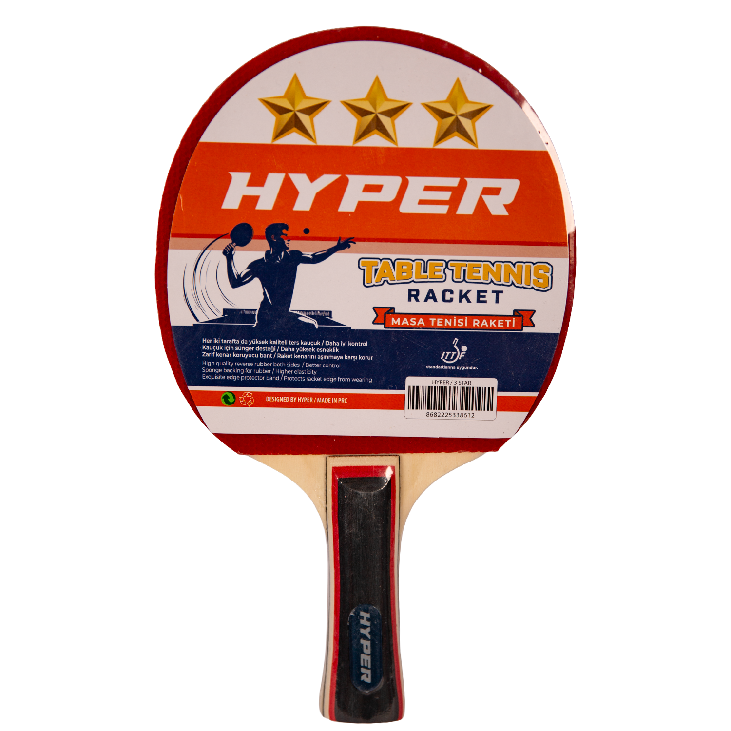 Hyper Masa Tenisi Raketi  3 Yıldız