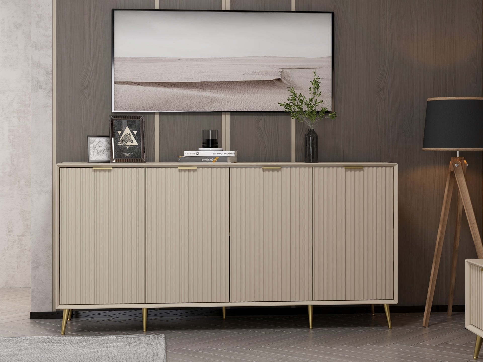 Kale Luxe Konsol 180cm - Kumtaşı