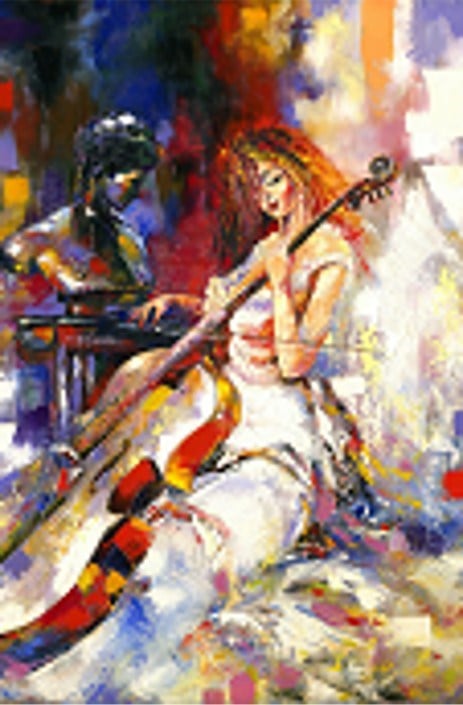 Kanvas Tablo 50X70 Cello