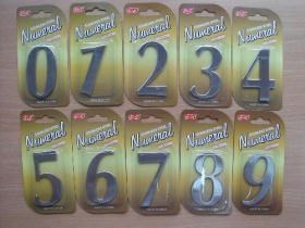 Kapi Numarasi No:0 Paslanmaz -Ns6235-C0