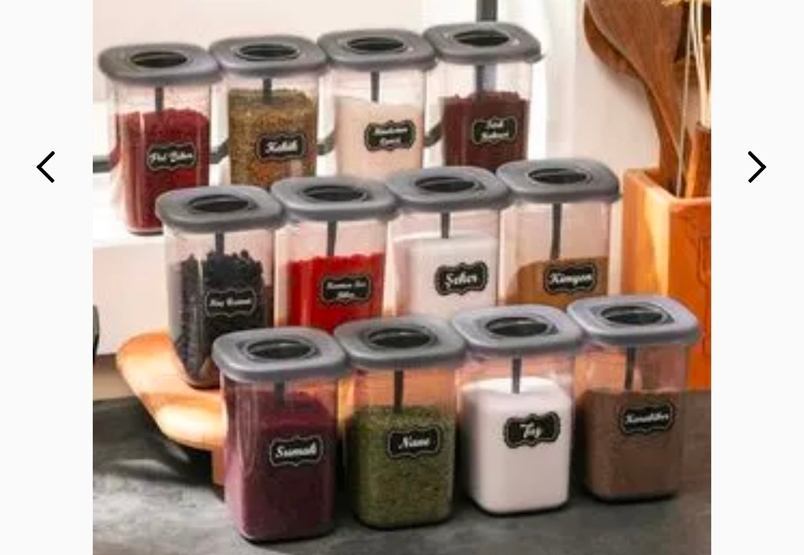 Kasikli Baharatlik 12 Li 450Ml