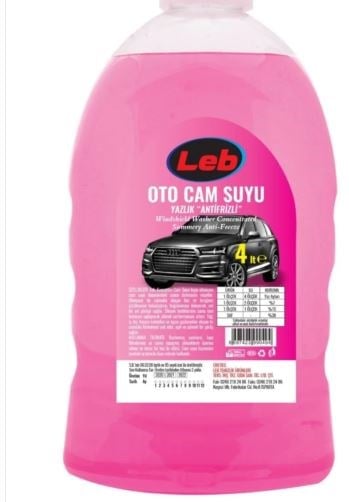 Leb Oto Cam Suyu Yazlık 2,5 Lt