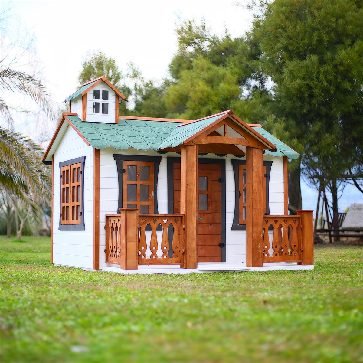 Mandu Ahşap Oyun Evi (Playhouse) Beylerbeyi