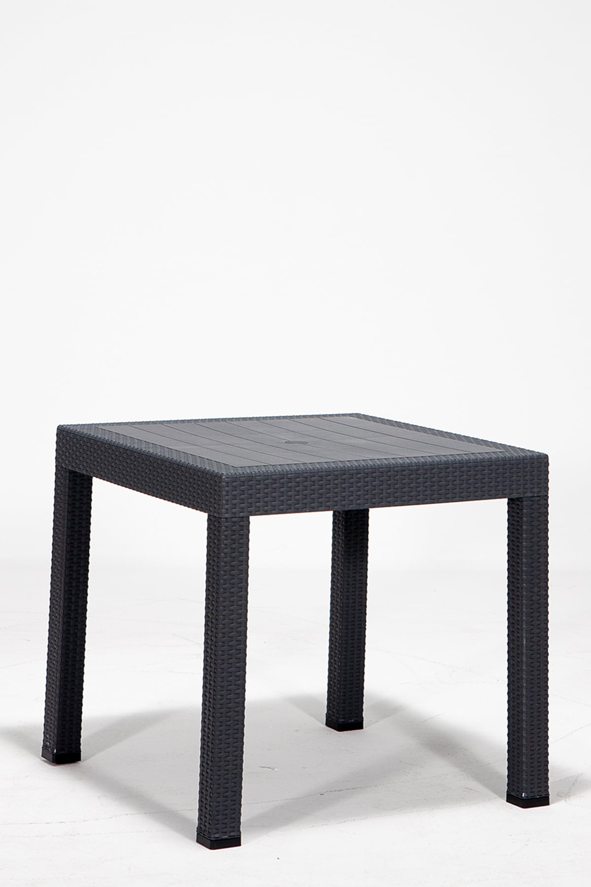 Mobetto 80x80 Camsız Antrasit Masa Bahçe Balkon
