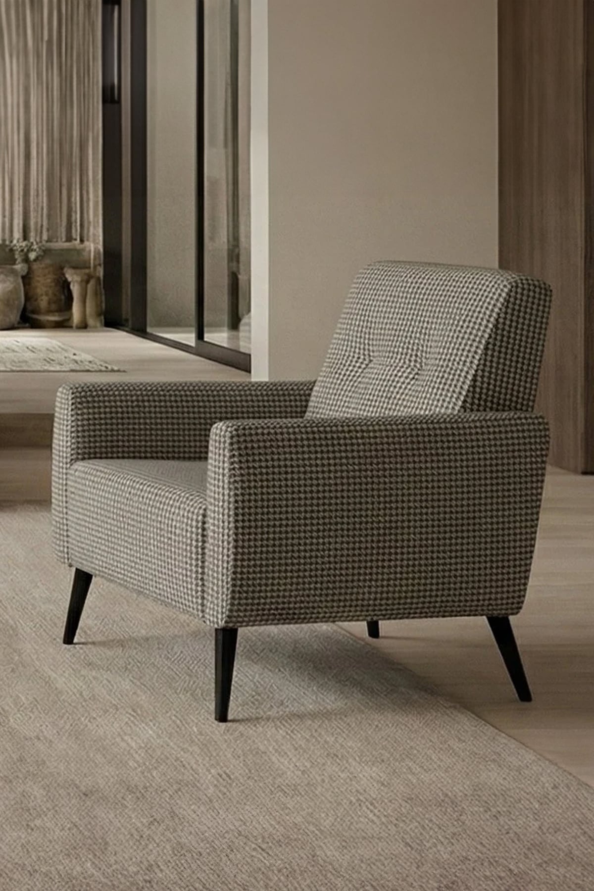 Modalife Soho Berjer Salon&oturma Odası Kanepe - Gri