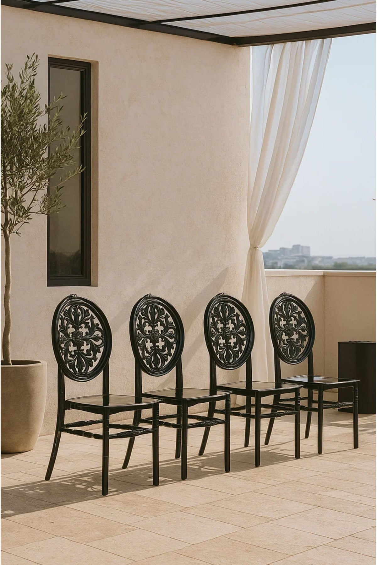 Modalife Zümra 4 Adet Mutfak ,Yemek, Bahçe, Kafe, Modern Sandalye