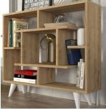 Nantes Kitaplik Safir 90X75,6X22 Cm