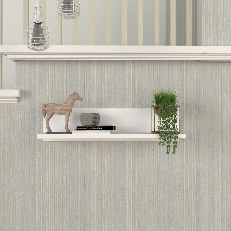 Novella K5 Duvar Rafi Beyaz 600X163X145 Mm