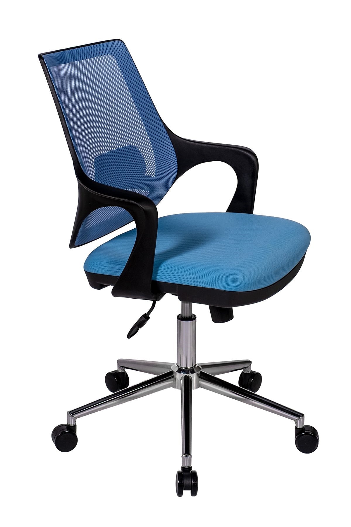 Ofisbazaar Buya Fileli Çalışma Koltuğu | Ergonomik Şef Ve Toplantı Koltuğu Açık Mavi