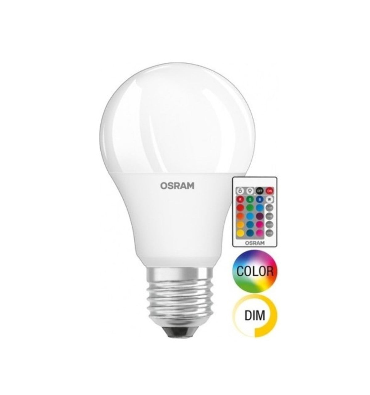 Osram Kumandalı Led Ampul E27 Rgb