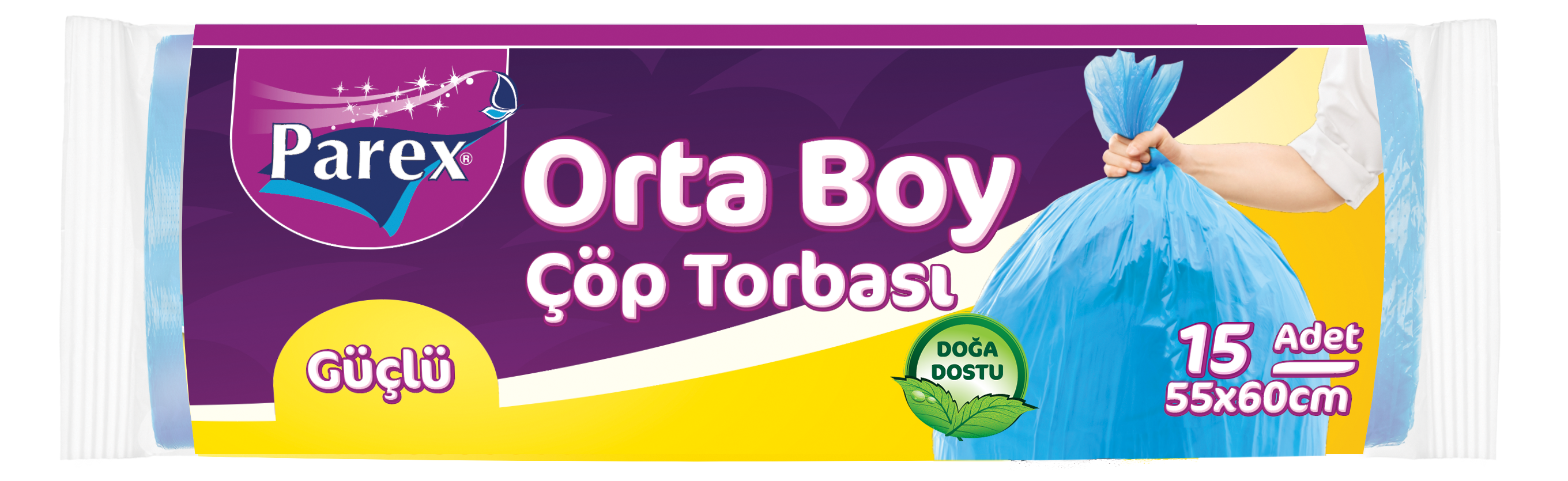 PAREX GUCLU COP TORBASI ORTA BOY 30LU