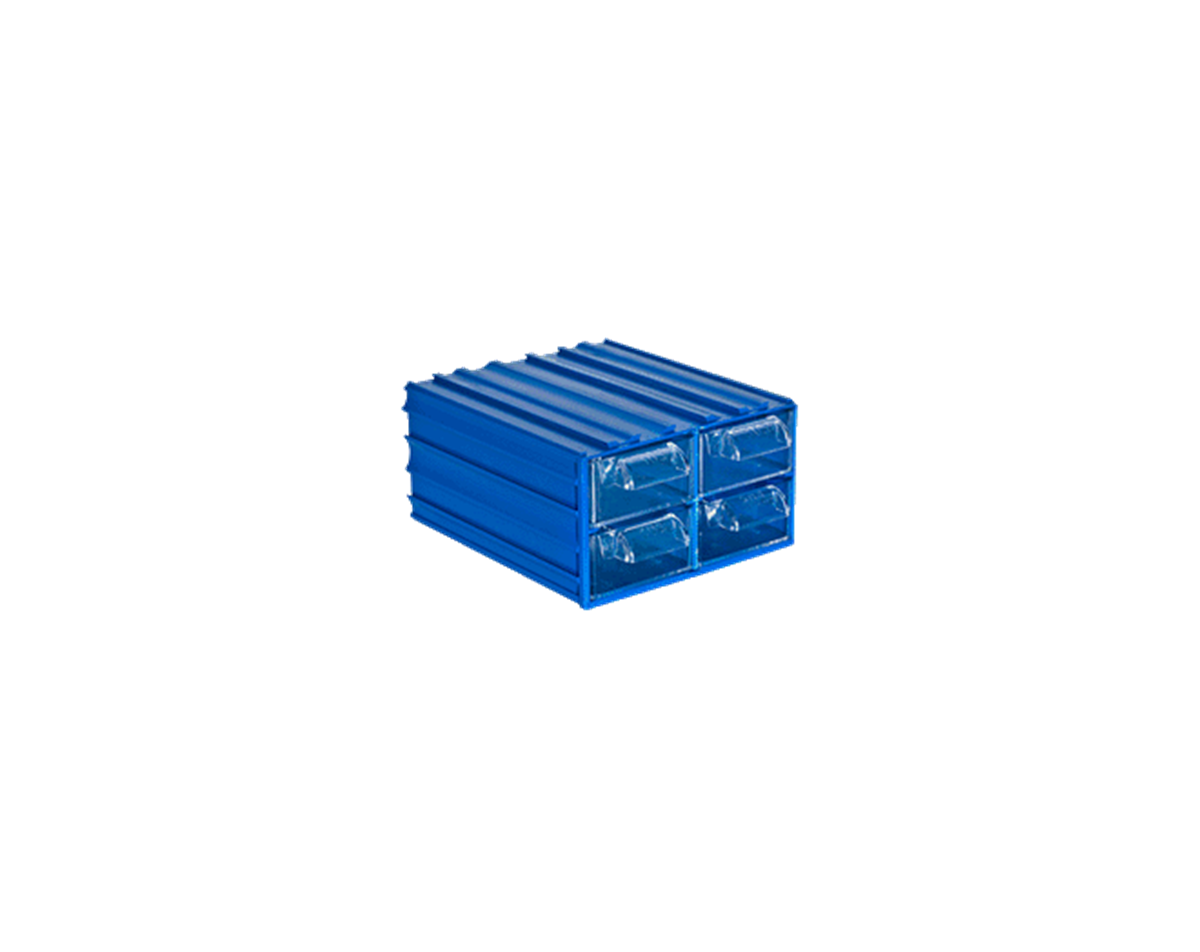 Plastik Çekmeceli Kutu 106X122X62 Mm 4 Bolme-305
