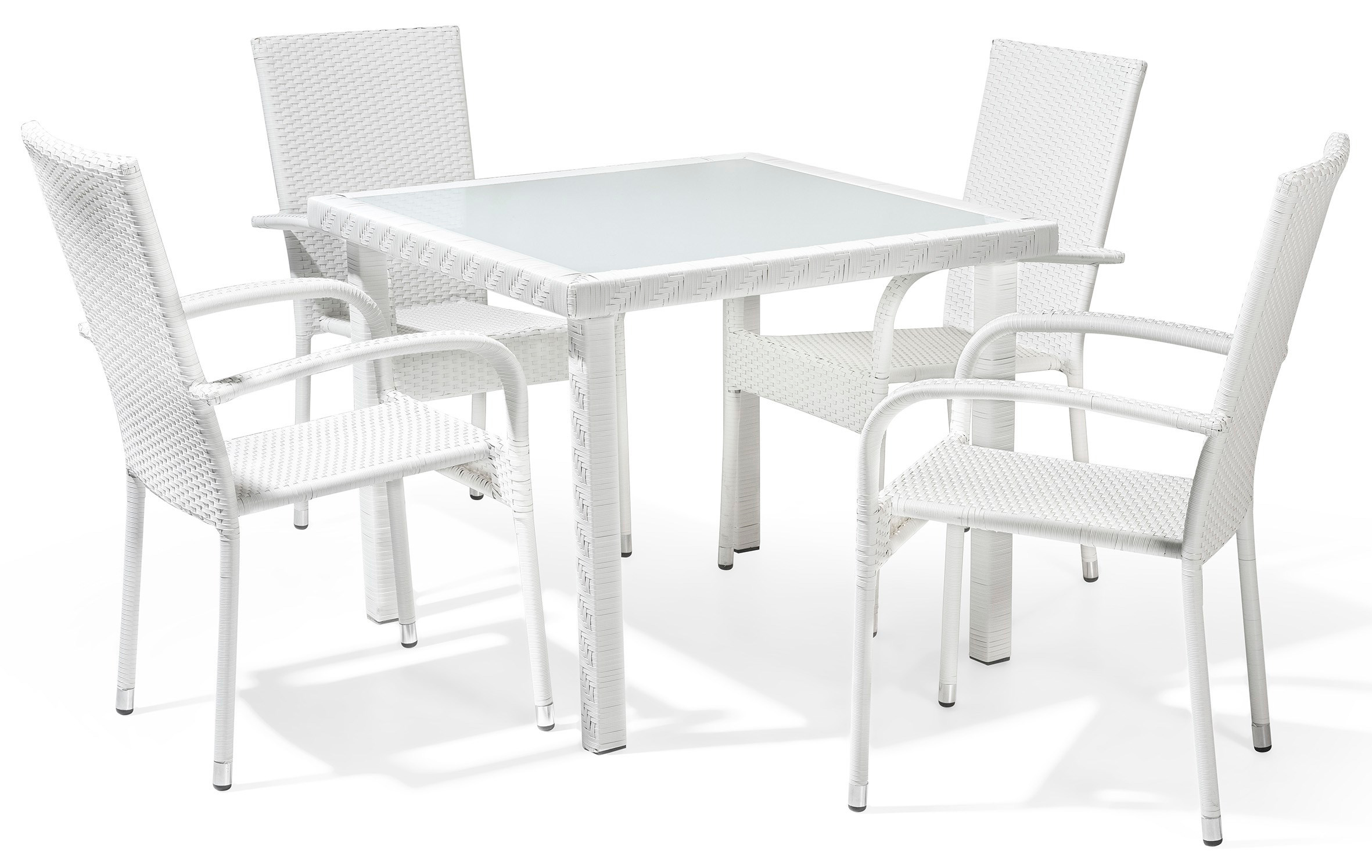 Romeo Rattan Sandalye Beyaz Lt-Ka 03