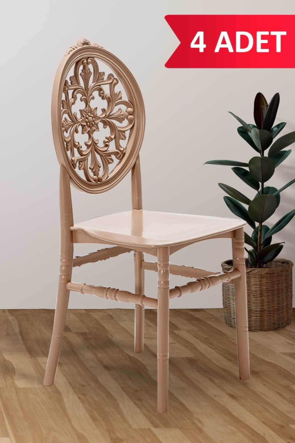 Sandalie 4 Adet Venüs Cappucino Sandalye / Balkon-bahçe-mutfak