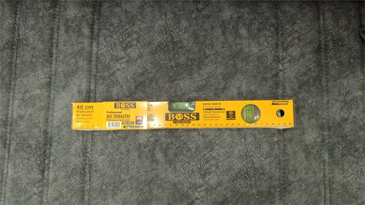 Sarı Su Terazisi 40Cm
