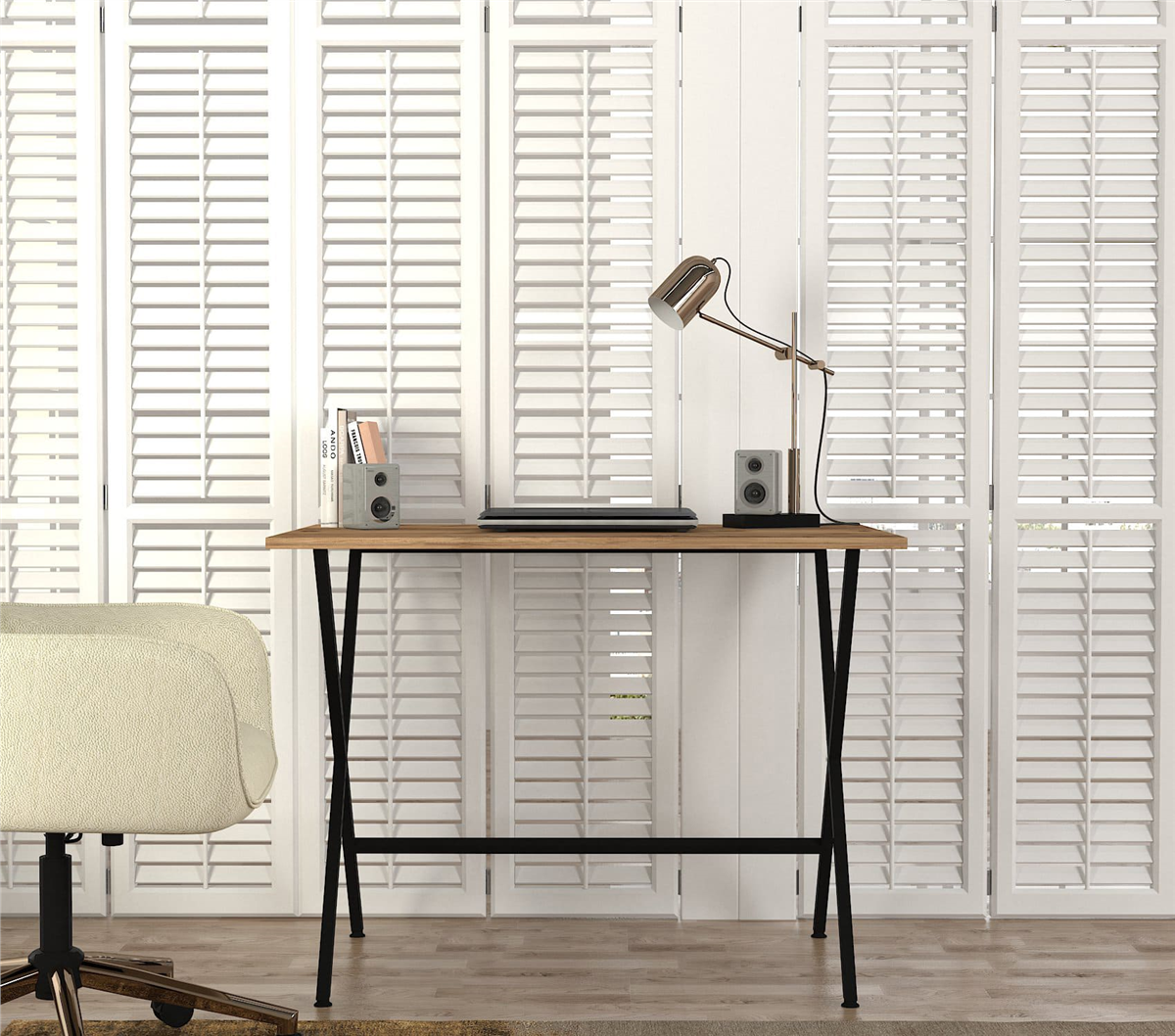 Siderya Calisma Masasi Atlantik Cami 100X60X74 Cm